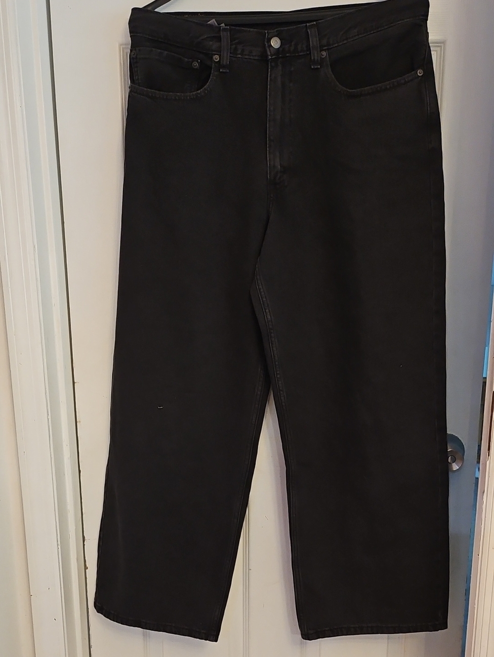 Men's Levi's Men's Black Extra Baggy Jeans- 34/32
